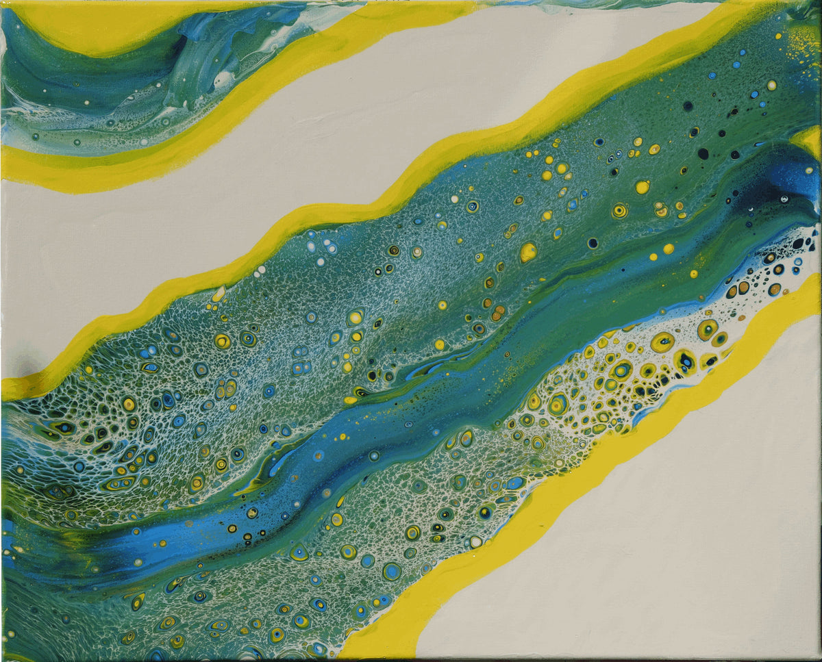 
"Amazonian river" original painting